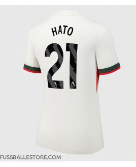 Günstige Chelsea Jorrel Hato #21 Auswärtstrikot Damen 2025-26 Kurzarm